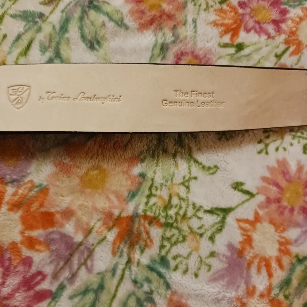 Tonino Lamborghini Genuine Leather Belt Good Condition